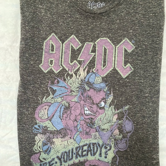 T-shirt AC/DC 'Are You Ready' - Vintage Rock Tee - Occasion Bon État